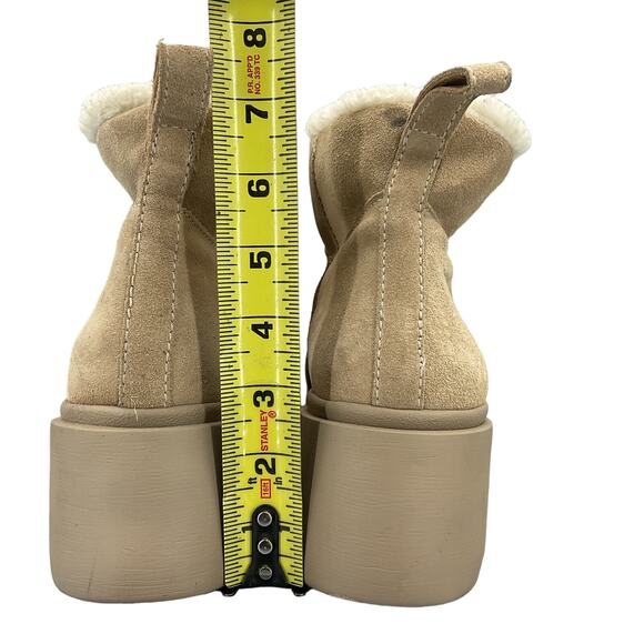 NEW Steve Madden Women’s Hatcher Booties Beige Size 10 - Picture 4 of 11
